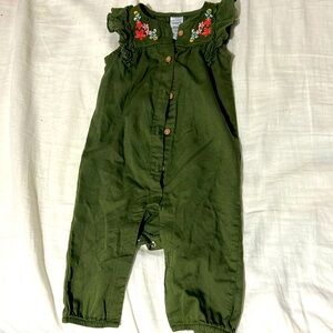 Carter’s baby girl one piece jumpsuits, 6M